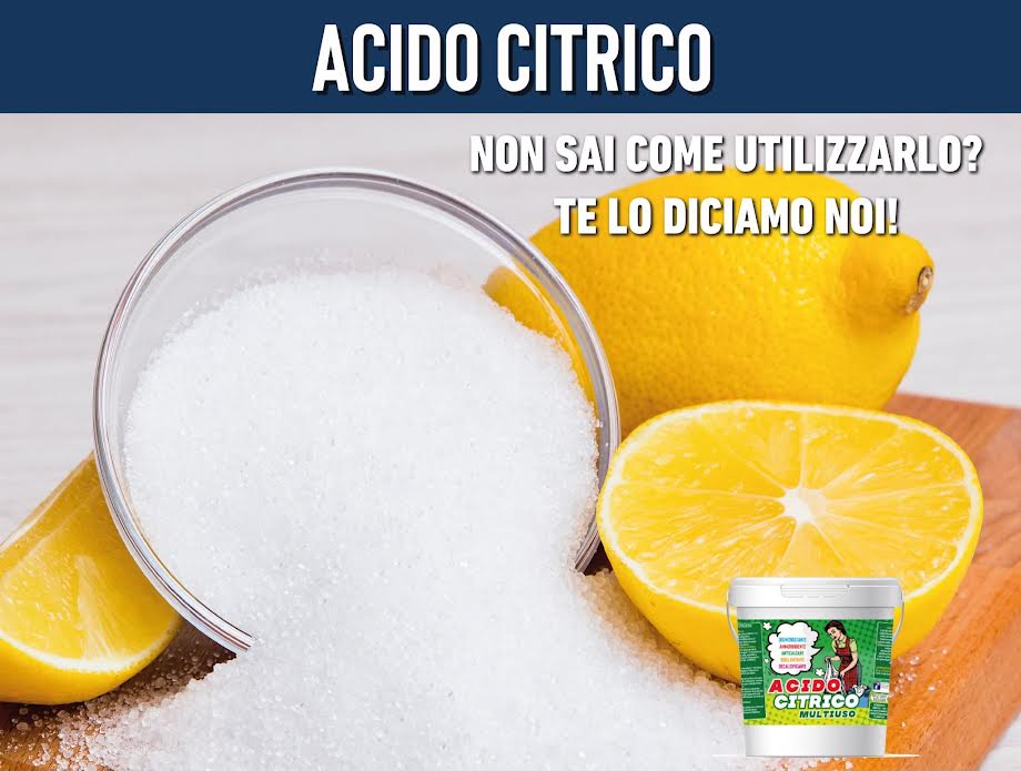 Acido Citrico Anidro busta da 1 kg