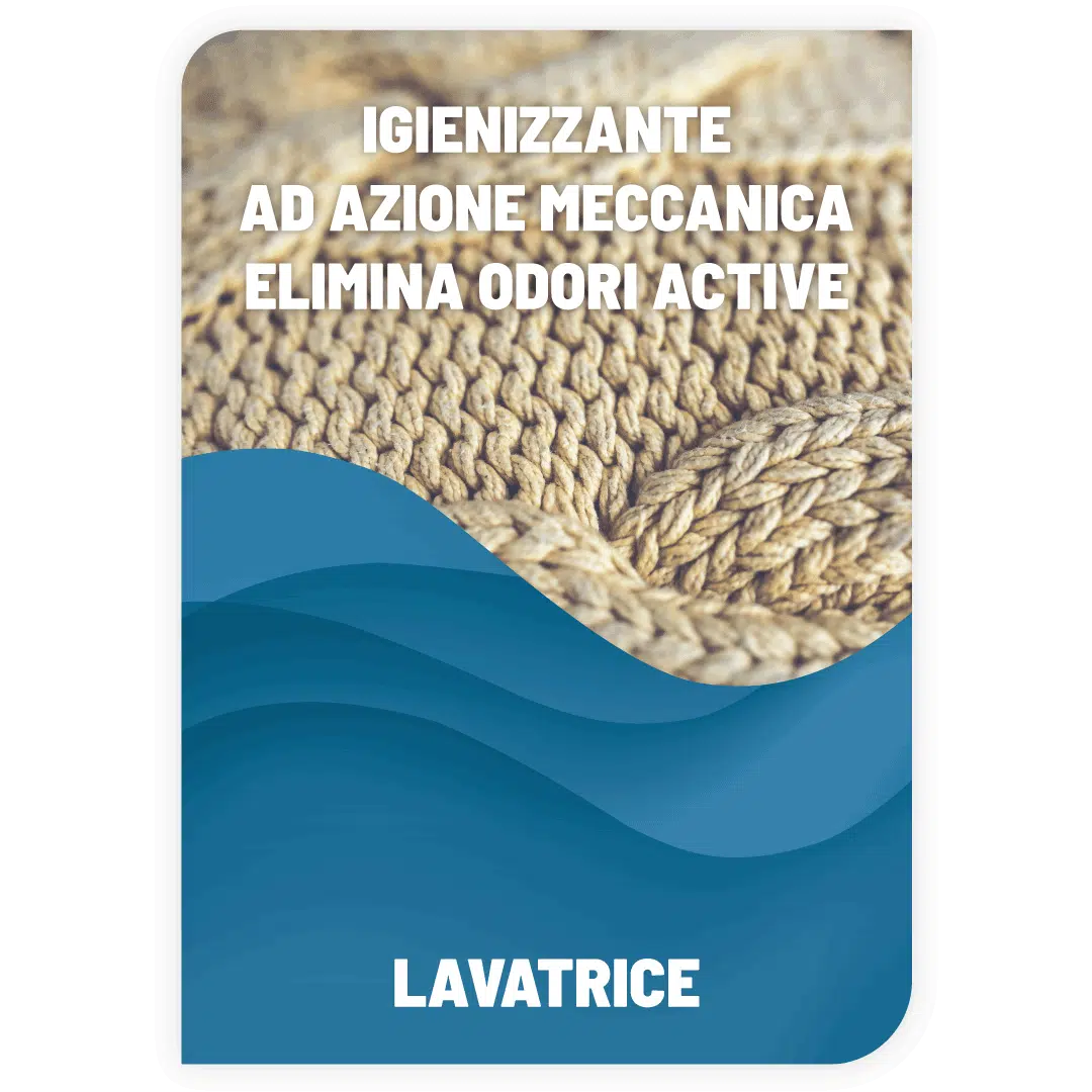 LAVATRICE IGIENIZZANTE AD AZIONE MECCANICA ELIMINA ODORI ACTIVE